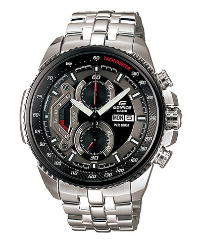 Casio Men's Edifice Alloy Steel Quartz Stainless Steel Strap, Silver, 20 Casual Watch (Model: EF - 558D - 1AVDF) - Zamana.pk