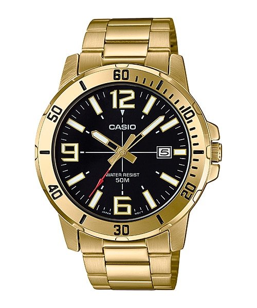 Casio Men's Japanese Quartz Stainless Steel Strap MTP-VD01G-1B Watch Secondary image
