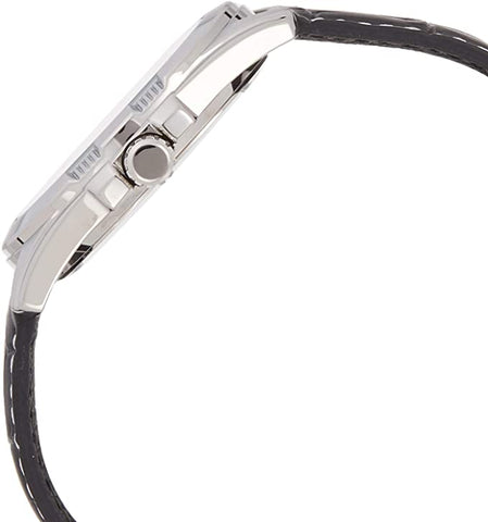 Casio Men's MTP - 1308L - 1AVDF Black Leather Quartz Watch with Black Dial - Zamana.pk