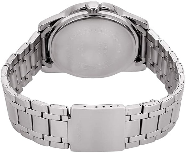 Casio Men's MTP - 1314D - 2A Enticer Series Silver Band Blue Dial with Date Dress Watch - Zamana.pk