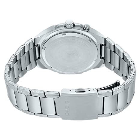 Casio Men's MTP - E200D - 1A2V Silver Stainless - Steel Japanese Quartz Fashion Watch - Zamana.pk