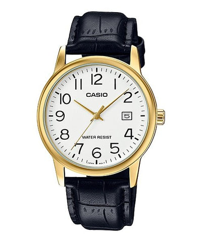Casio Men's MTP - V002GL - 7B2UDF Analogue Quartz Watch with Leather Strap. - Zamana.pk