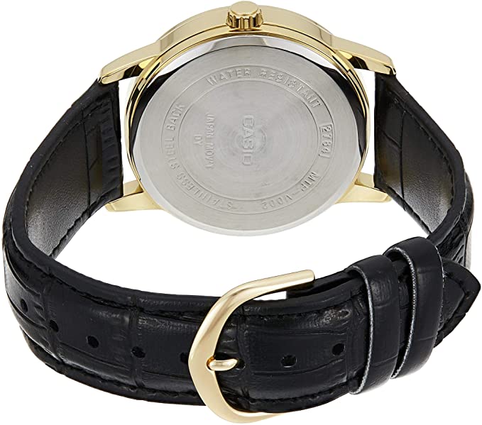 Casio Men's  MTP-V002GL-7B2UDF Analogue Quartz Watch with Leather Strap. Secondary image