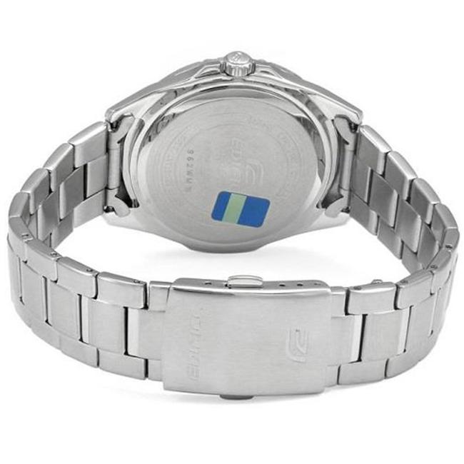 Casio Men's Quartz Stainless Steel Strap, Silver, 20 Casual Watch (Model: EFR - S107D - 1AVCR) - Zamana.pk
