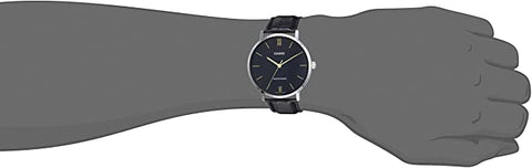 Casio Mens Quartz Watch, Analog Display and Leather Strap MTP - VT01L - 1BUDF - Zamana.pk
