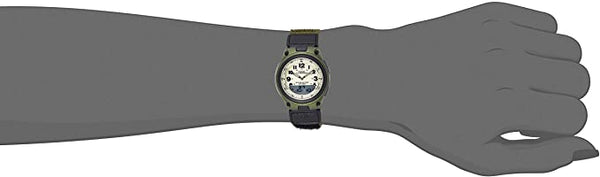 Casio Mens Quartz Watch, Analog Display and PU Strap AW - 80V - 3BVDF - Zamana.pk