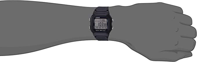 Casio Men's W - 800H - 1AV Classic Digital Sport Watch with Black Band - Zamana.pk