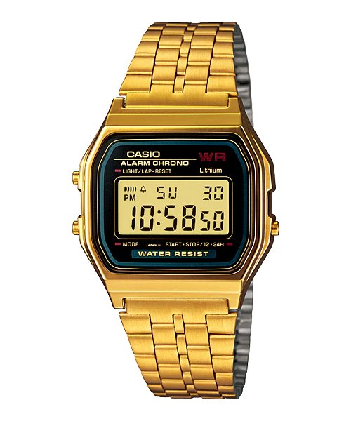 Casio Men’s Watch A159WGEA - 1DF STAINLESS STEEL BAND - Zamana.pk Main image