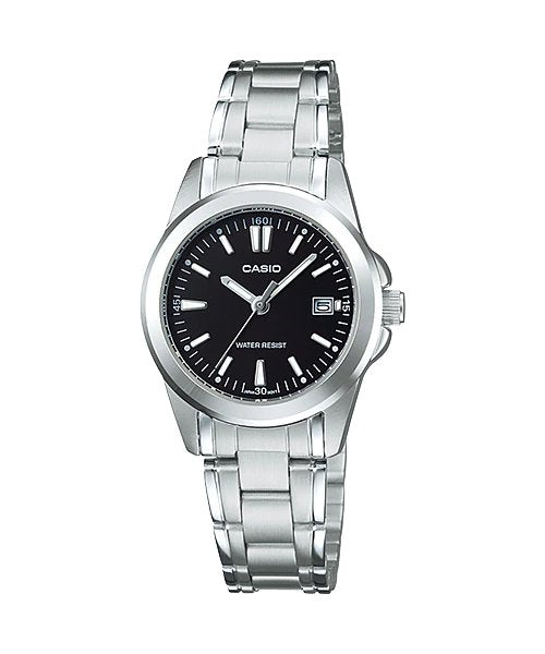 Casio Metal Fashion LTP - 1215A - 1A2DF Stainless Steel Band - Zamana.pk Main image