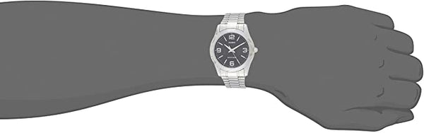 Casio MTP - 1275D - 1A2DF Stainless Steel Band Men's Watch - Zamana.pk