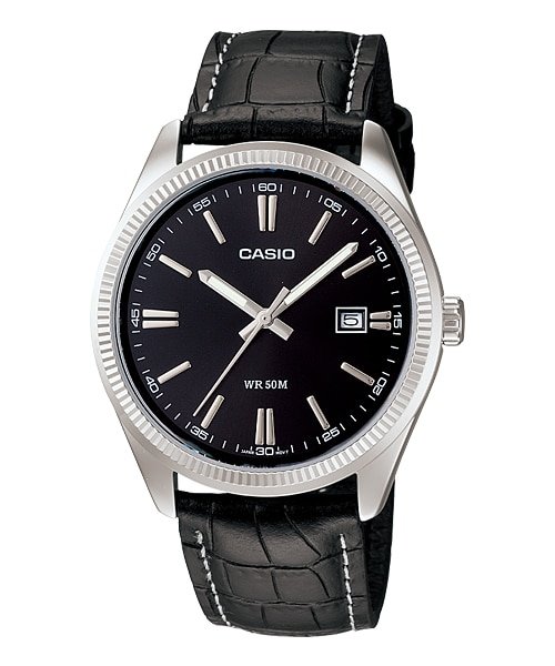 Casio MTP - 1302L - 1AVDF Men's Classic Black Watch - Zamana.pk Main image