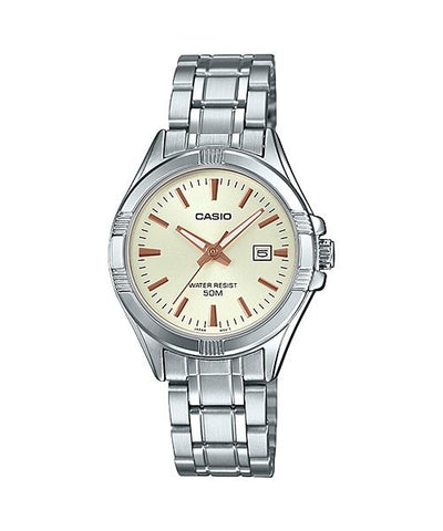 Casio MTP - 1308D - 9A Men's Champagne Dial Casual Analog Watch - Zamana.pk