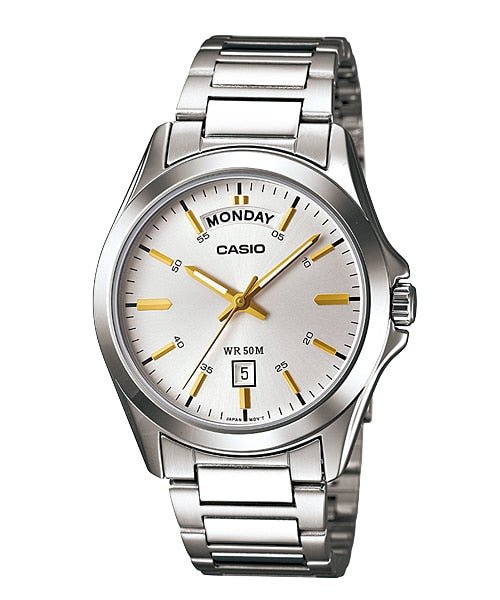 Casio MTP - 1370D - 7A2VDF Mens Quartz WR50m Day Date Analog Casual Watch - Zamana.pk