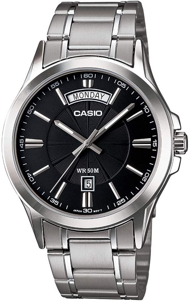 Casio MTP - 1381D - 1AVDF For Men - Analog, Casual Watch, Grey Band, Analog Display - Zamana.pk