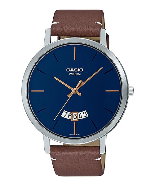 Casio - MTP - B100L - 2E - Stainless Steel Watch For Men - Zamana.pk Main image