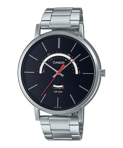 Casio MTP - B105D - 1AVDF Dress Analog Gent’s Series Stainless Steel Band Watch - Zamana.pk