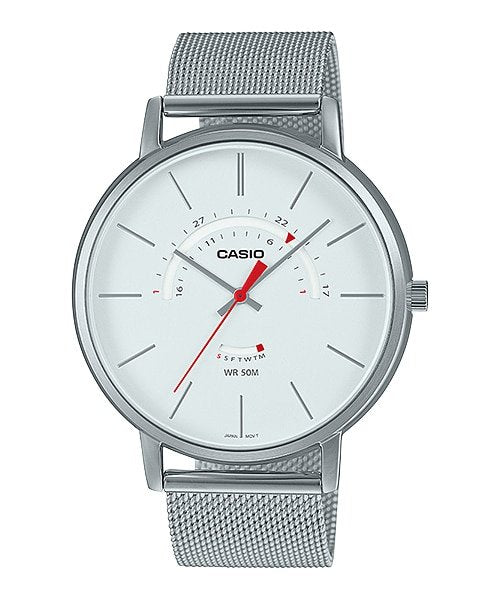 Casio MTP - B105M - 7AVDF Male Mesh Quartz Watch - Zamana.pk Main image