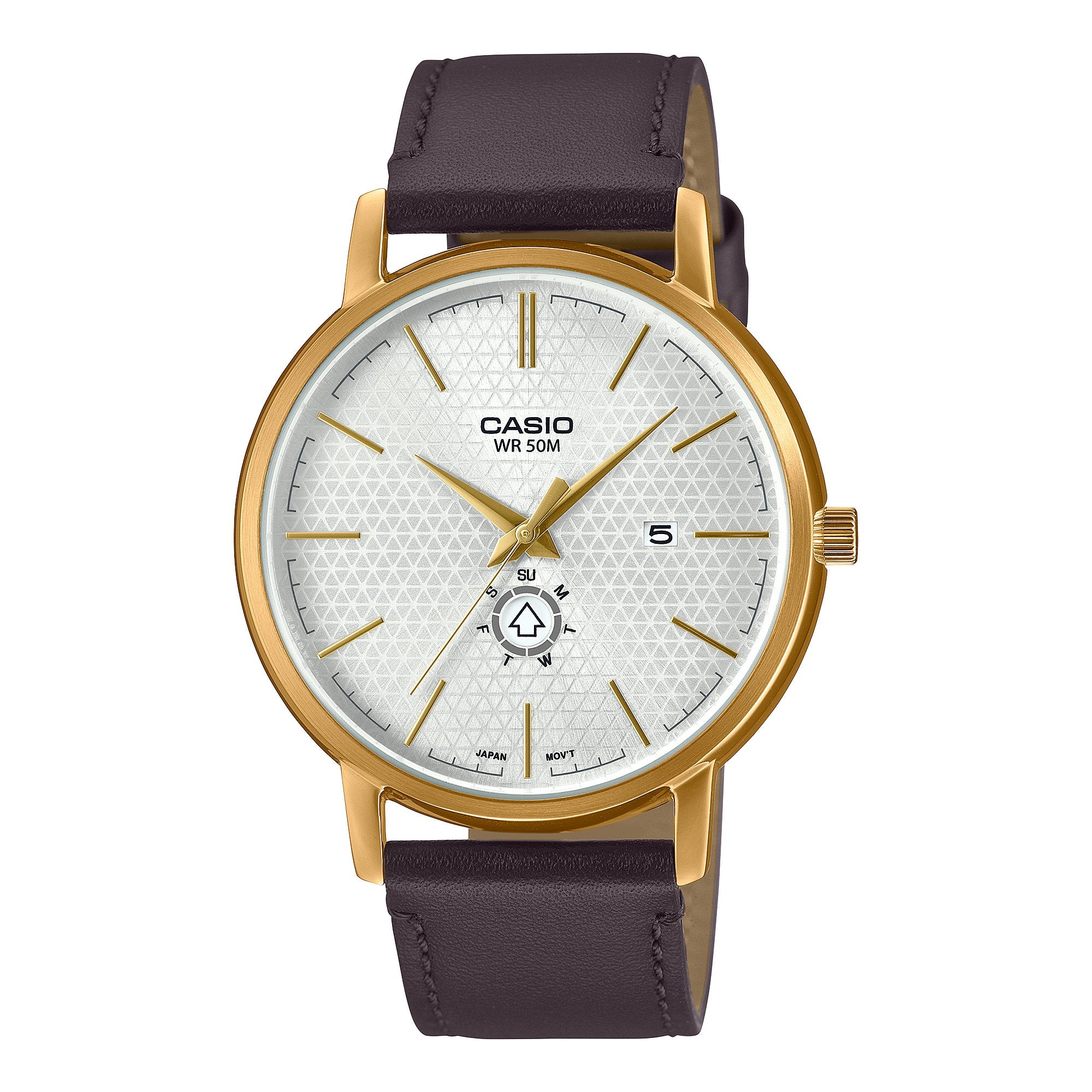 Casio MTP - B125GL - 7AVDF Men's Standard Gold Tone Watch - Zamana.pk Main image