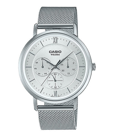 Casio MTP - B300M - 7AVDF Analog Silver Dial Men's Watch - Zamana.pk