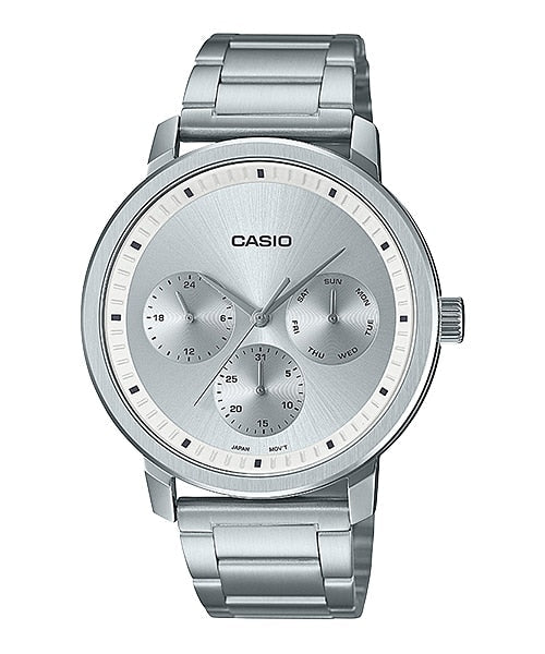 Casio MTP - B305D - 7EVDF Analog Silver Dial Men's Watch - Zamana.pk
