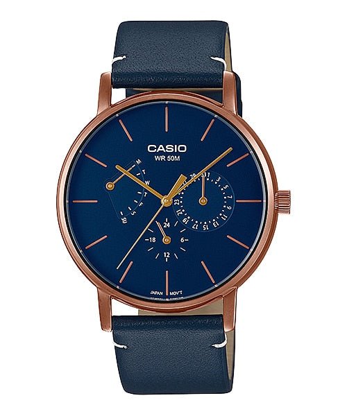 Casio MTP - E320RL - 2EVDF Multi Dial Men Watch - Zamana.pk Main image