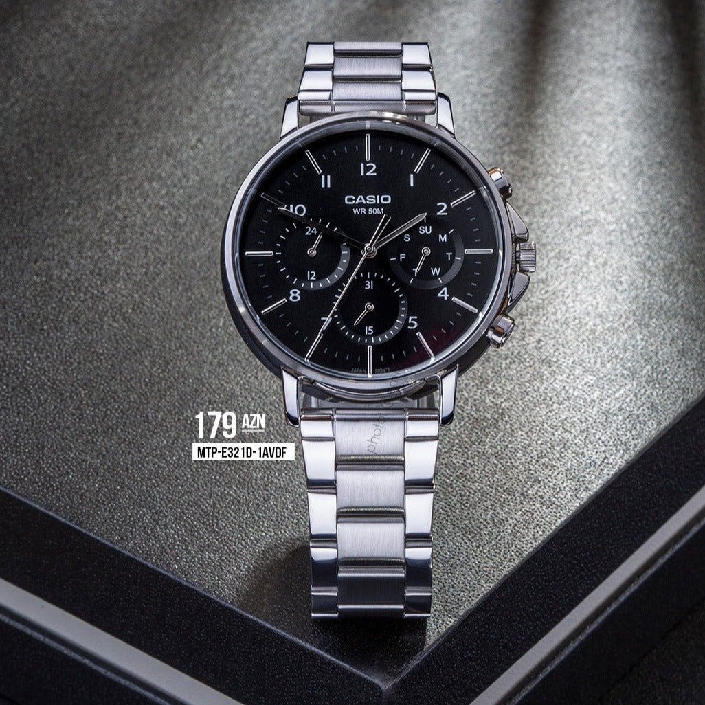 Casio MTP - E321D - 1AVDF Multi Dial Men Watch - Zamana.pk