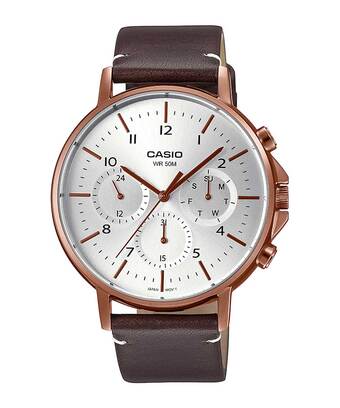 Casio MTP - E321RL - 5AVDF Multi Dial Brand Enticer Men - Zamana.pk
