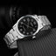 Casio MTP - V001D - 1BUDF Men's Standard Stainless Steel Easy Reader Black Dial Watch - Zamana.pk