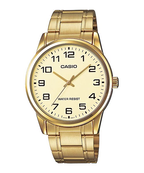 Casio MTP - V001G - 9B Stainless Steel Watch for Men - Zamana.pk