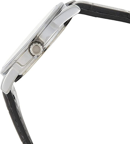 Casio MTP - V001L - 7B Black Leather Watch for Men - Zamana.pk