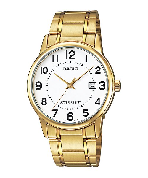 Casio MTP - V002G - 7B2 Stainless Steel Watch for Men - Zamana.pk