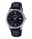 Casio MTP - V002L - 1B3UDF Men's Standard Analog Leather Band Easy Reader Date Watch - Zamana.pk