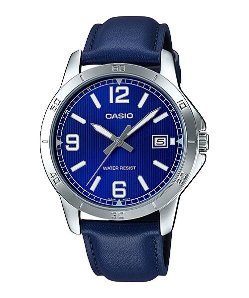 Casio MTP - V004L - 2BUDF Analog Blue Dial Men's Watch - Zamana.pk