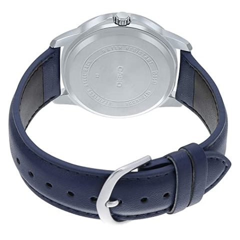 Casio MTP - V004L - 2BUDF Analog Blue Dial Men's Watch - Zamana.pk