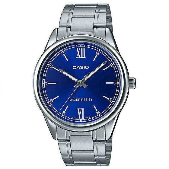 Casio MTP - V005D - 2B1 Silver Stainless Watch for Men - Zamana.pk