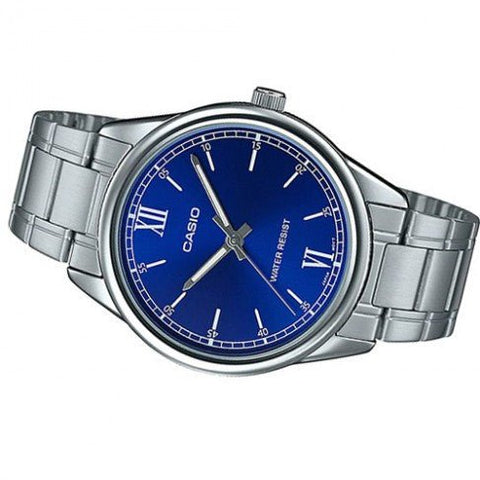 Casio MTP - V005D - 2B1 Silver Stainless Watch for Men - Zamana.pk