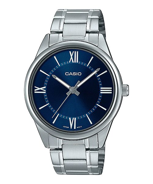 Casio - MTP - V005D - 2B5 - Stainless Steel Watch For Men - Zamana.pk Main image