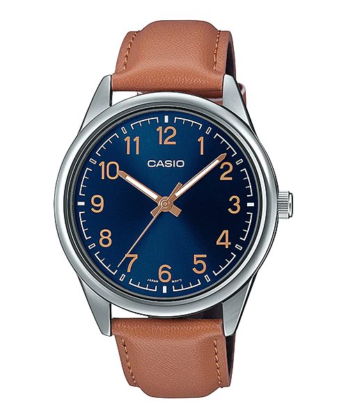 Casio - MTP - V005L - 2B4 - Stainless Steel Watch For Men - Zamana.pk Main image