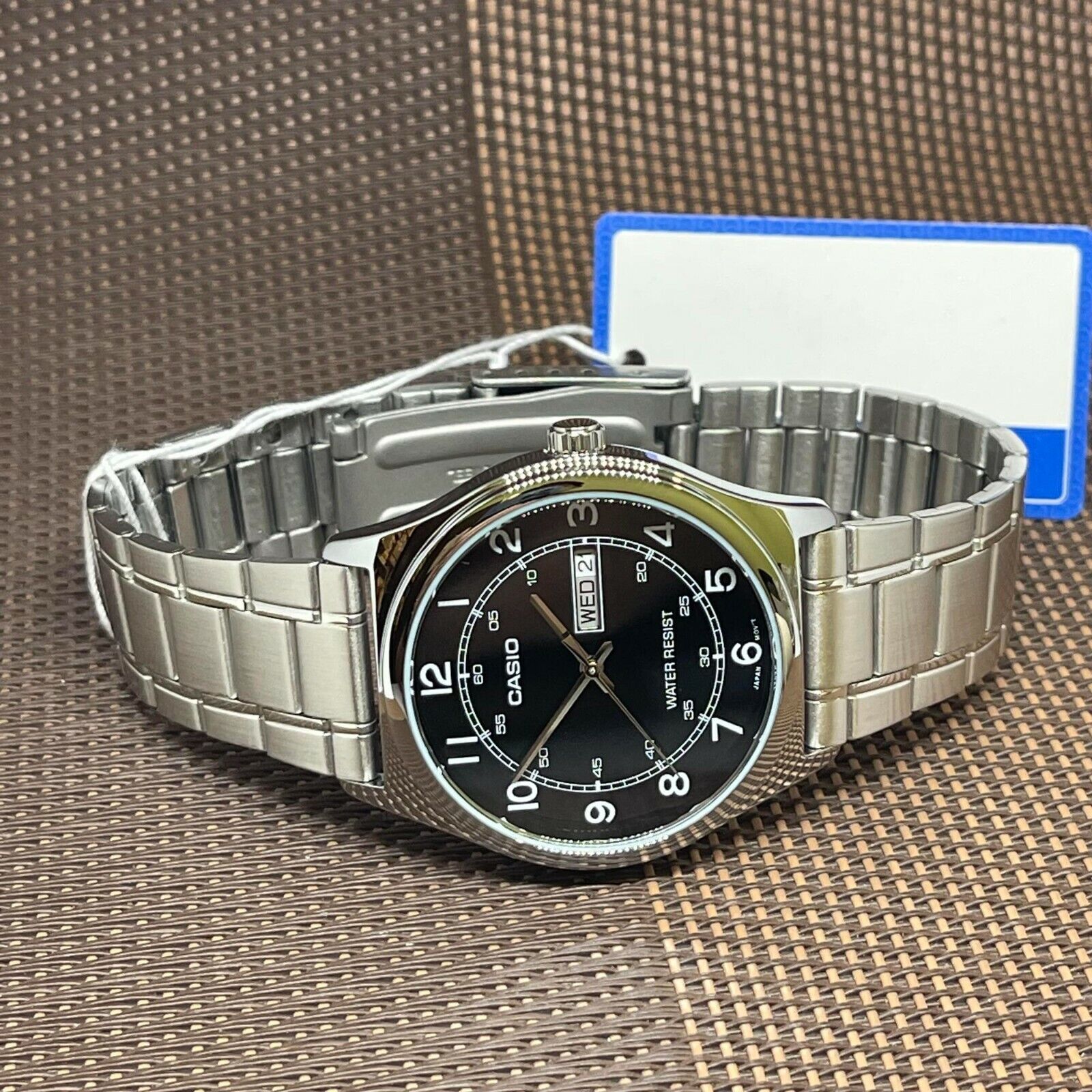 Casio MTP-V006D-1B2UDF Men's Stainless Steel Easy Reader Dress Watch Secondary image