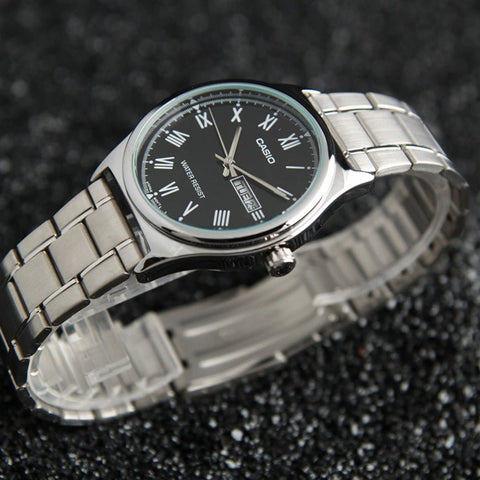 Casio MTP - V006D - 1BUDF - Stainless Steel Watch for Men - Zamana.pk