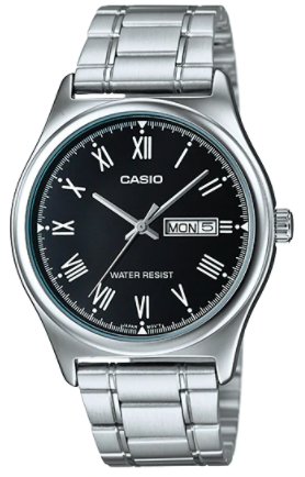 Casio MTP - V006D - 1BUDF - Stainless Steel Watch for Men - Zamana.pk