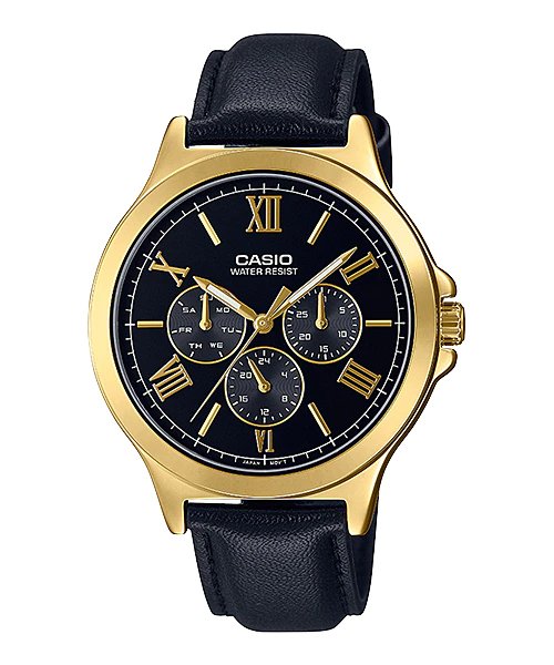 Casio MTP - V300GL - 1AUDF Stainless Steel Watch for Men - Zamana.pk
