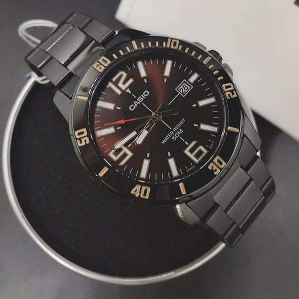 Casio MTP - VD01B - 5B Stainless Steel Watch for Men - Zamana.pk