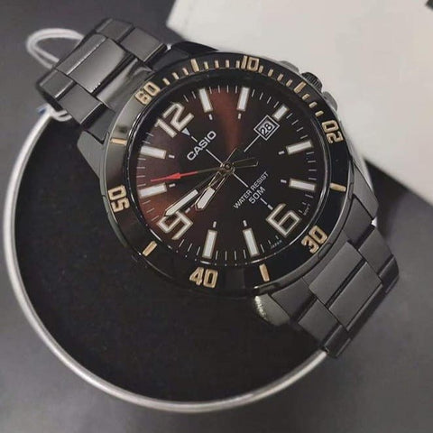 Casio MTP - VD01B - 5B Stainless Steel Watch for Men - Zamana.pk