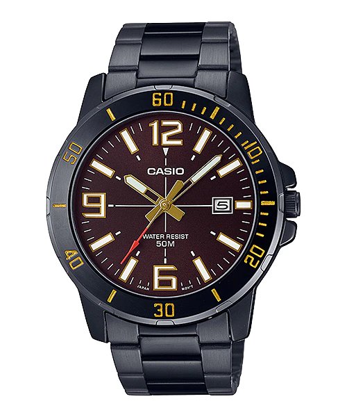 Casio MTP - VD01B - 5B Stainless Steel Watch for Men - Zamana.pk