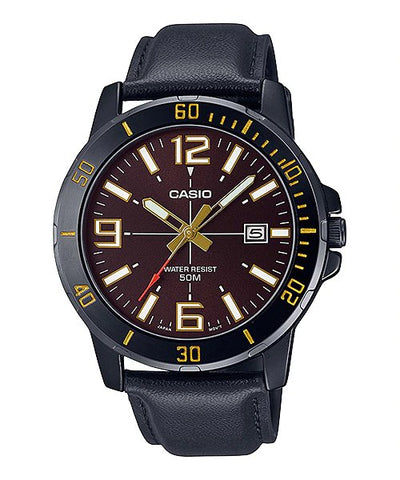 Casio MTP - VD01BL - 5B Stainless Steel Watch for Men - Zamana.pk