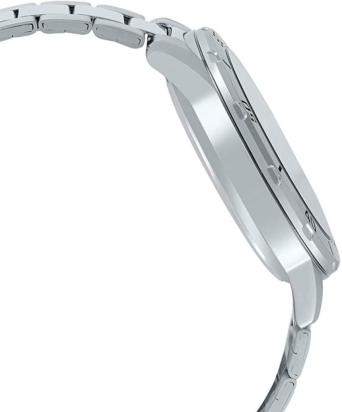 Casio MTP - VD01D - 1E2V Men's Enticer Stainless Steel Black Dial Casual Analog Sporty Watch - Zamana.pk