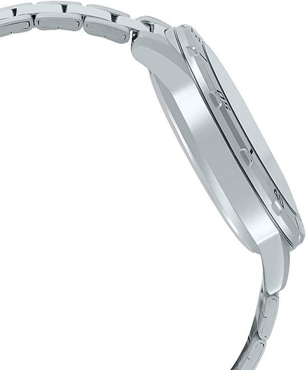 Casio MTP - VD01D - 1E2V Men's Enticer Stainless Steel Black Dial Casual Analog Sporty Watch - Zamana.pk