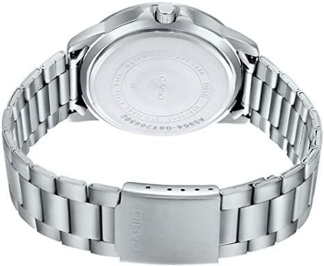 Casio MTP - VD01D - 2EV Men's Enticer Stainless Steel Blue Dial Casual Analog Sporty Watch - Zamana.pk