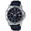 Casio MTP - VD01L - 1CVUDF Men's Quartz Watch with Black Dial and Leather Band. - Zamana.pk